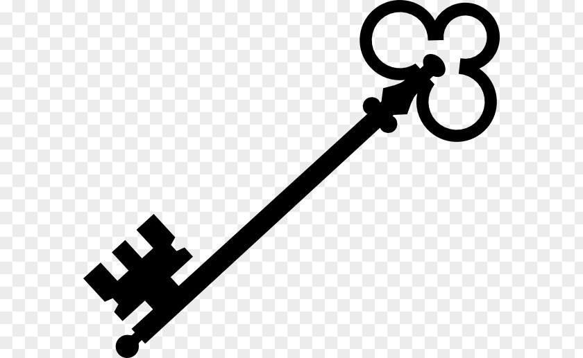Cartoon House Skeleton Key Clip Art PNG