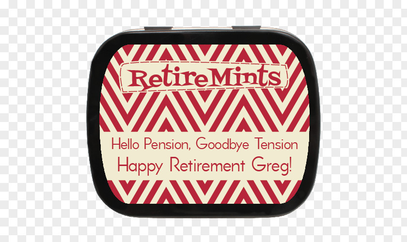 Holiday Retirement Pension Party Favor Gift Mint PNG