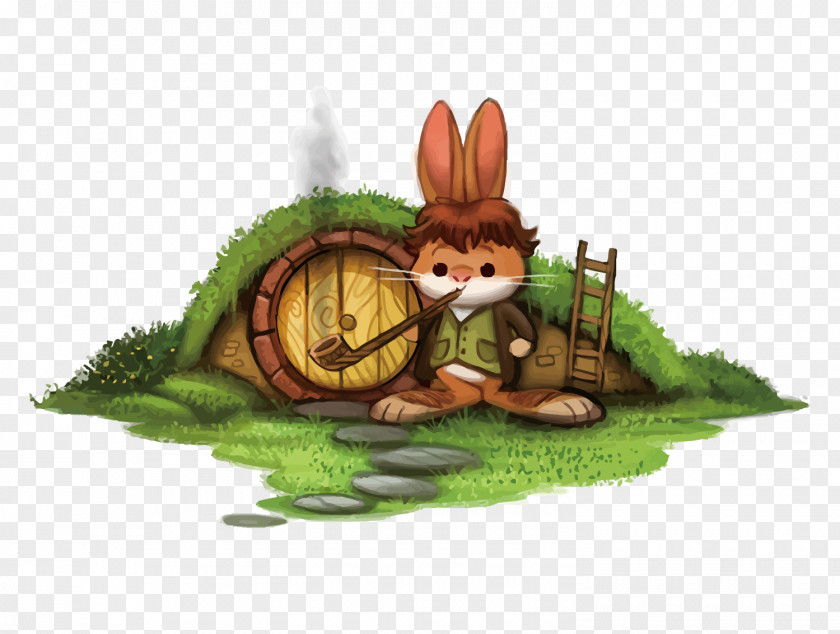 Vector Rabbit The Hobbit Drawing PNG