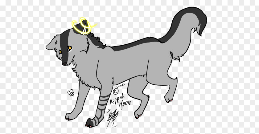 Wolf And Moon Dog Sheep Goat Mammal Cat PNG