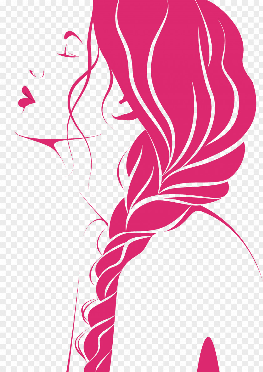 Beauty Illustration Design Wall Painting Mural Idea PNG