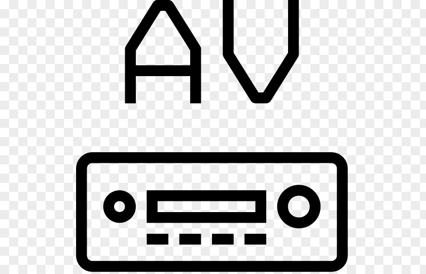 Symbol AV Receiver Radio PNG