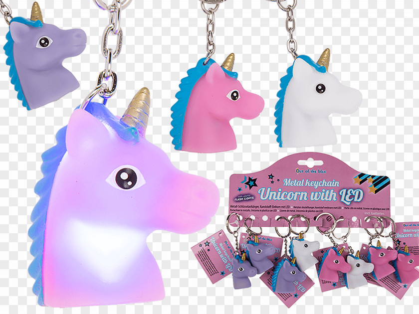 Unicorn Key Chains Light-emitting Diode PNG