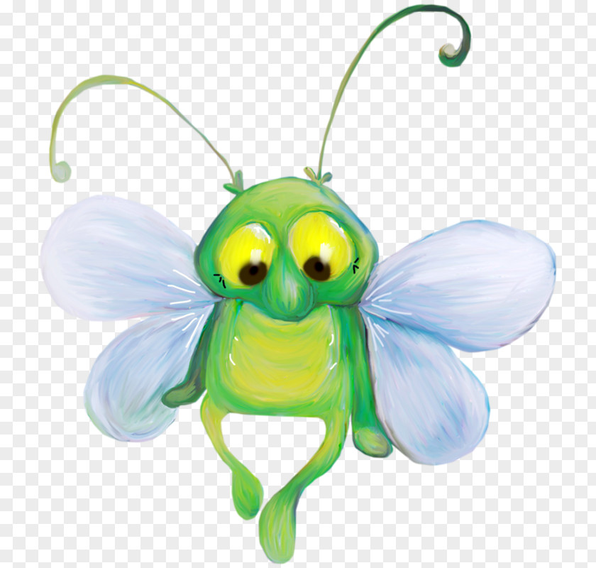 Cartoon Bee Butterfly Insect Clip Art PNG