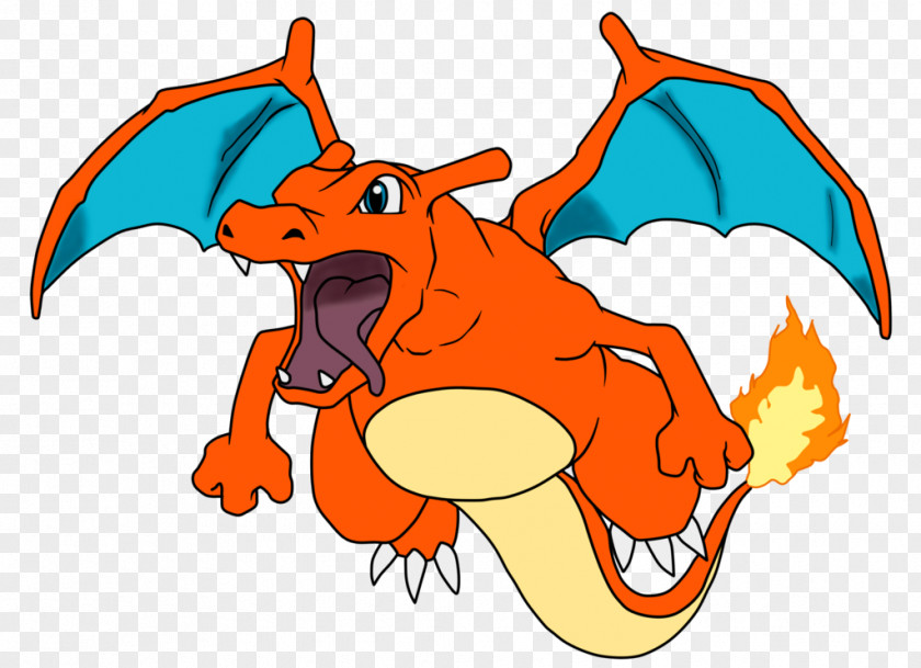 Charizard Dragon Cartoon Carnivora Clip Art PNG