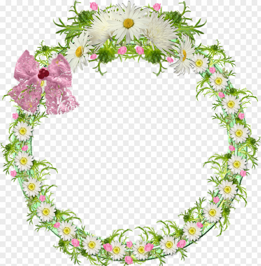 Circular Flower Picture Frames Photography PNG