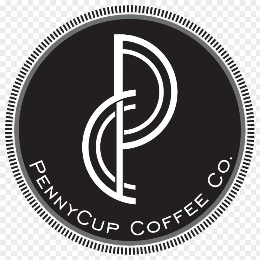 Coffee PennyCup Co. Roasting Logo PNG