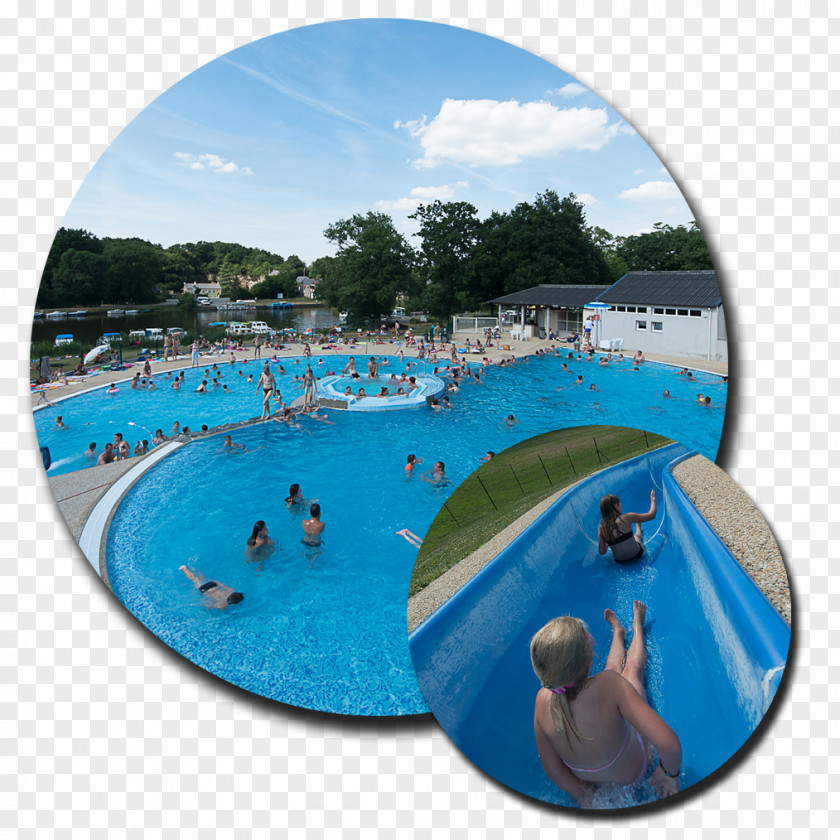 Creuse Olympic-size Swimming Pool Piscine Pontoise En Bois Playground Slide PNG