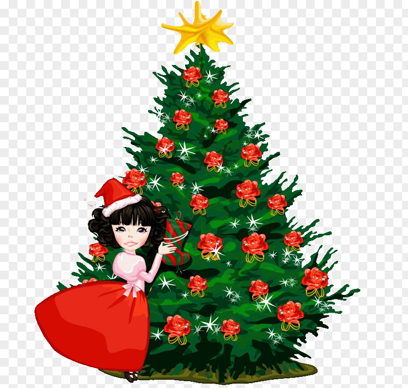 Gm Christmas Tree Day Image Caricature PNG