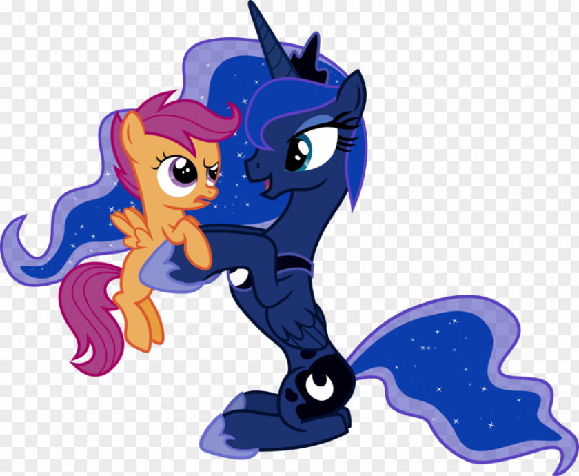 Princess Hug Luna Celestia Scootaloo Pony Applejack PNG
