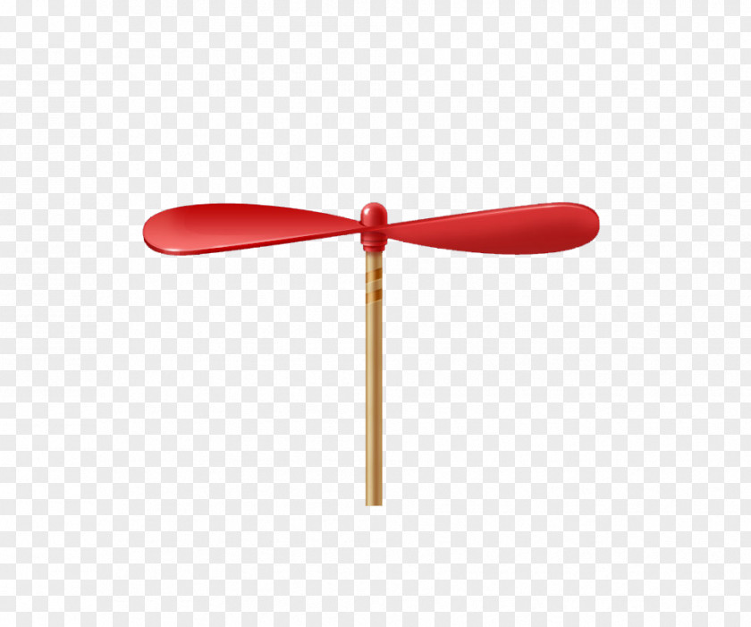 Red Bamboo Dragonfly Propeller Pattern PNG