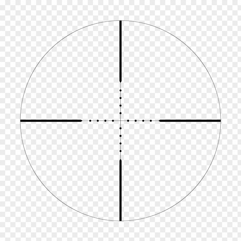 Reticle Telescopic Sight Long Range Shooting Optics Milliradian PNG