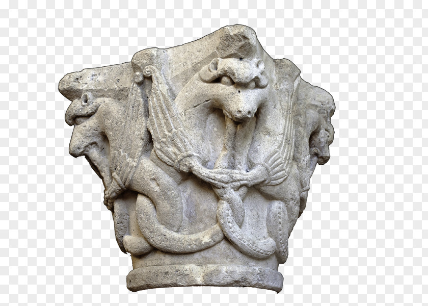 Rock Stone Carving Classical Sculpture Gargoyle PNG