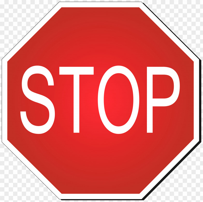 Sign Stop Traffic Clip Art PNG