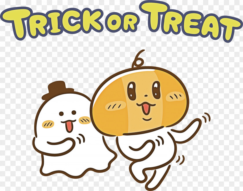 TRICK OR TREAT Happy Halloween PNG