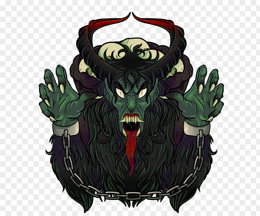 Demon Krampus Sticker Drawing Christmas Day PNG