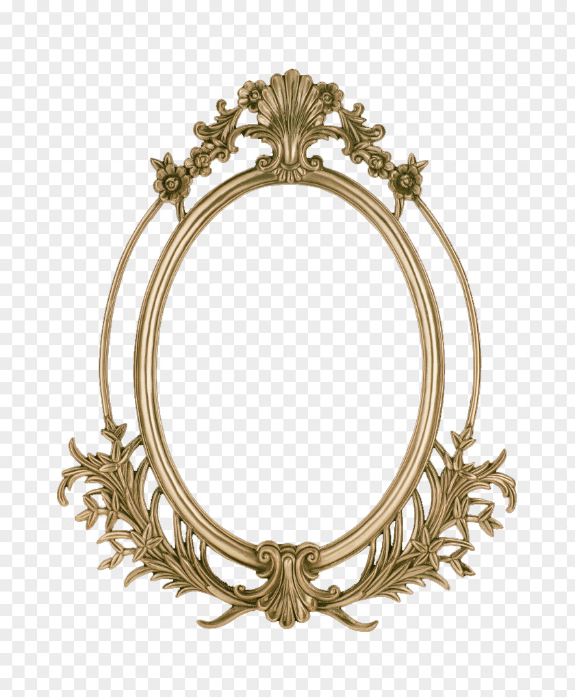 Golden Frame Picture Clip Art PNG