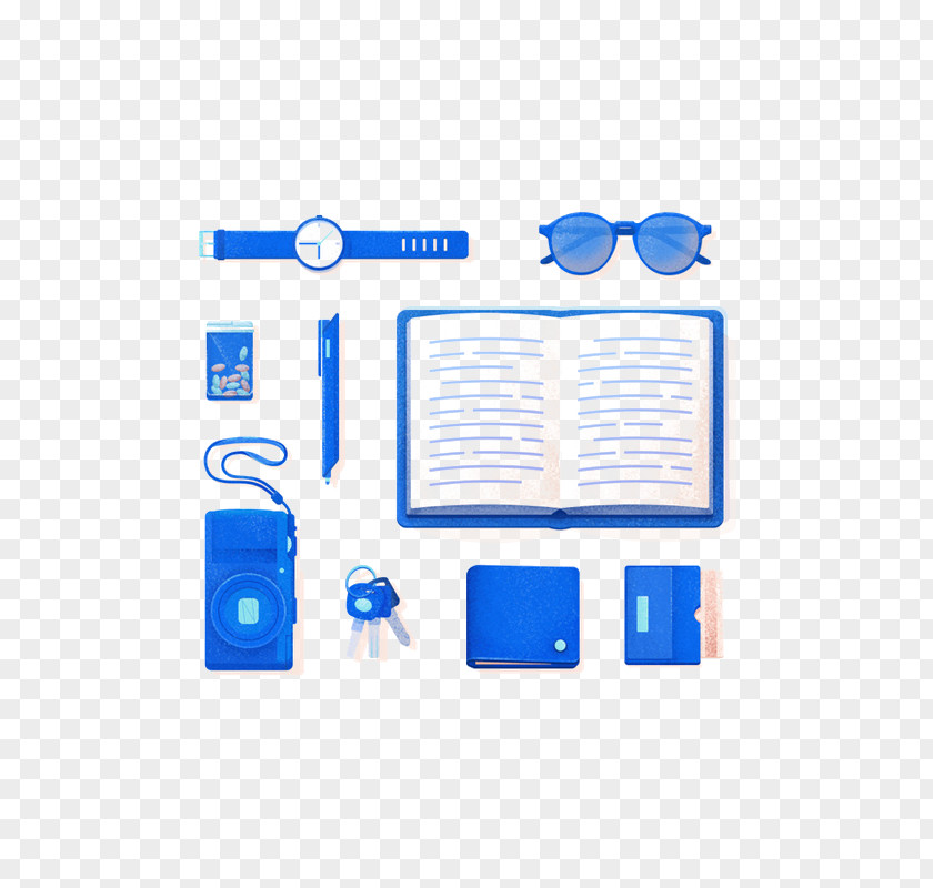 Hand-painted School Supplies Drawing Adobe Illustrator PNG