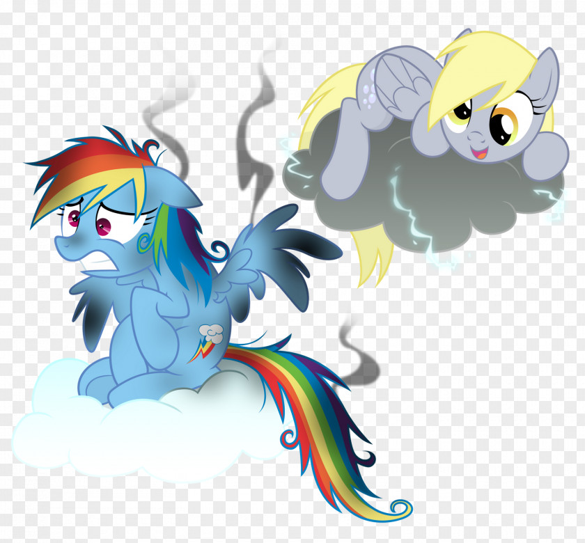 My Little Pony Derpy Hooves Rainbow Dash Applejack Fluttershy PNG