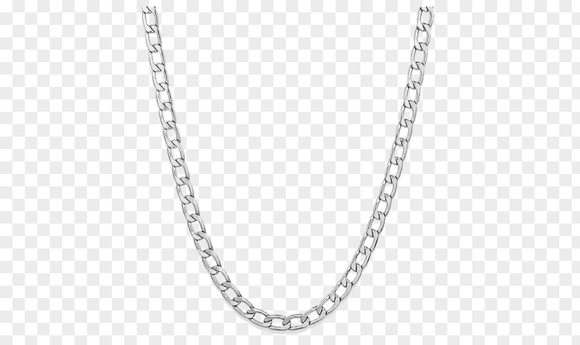NECKLACE Figaro Chain Necklace Gold Sterling Silver PNG