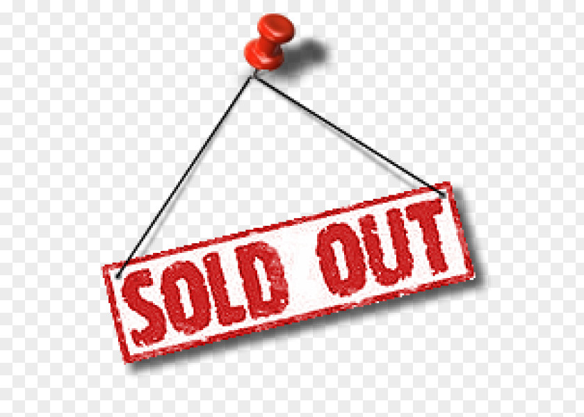 SOLD OUT Sales Ticket Clip Art PNG