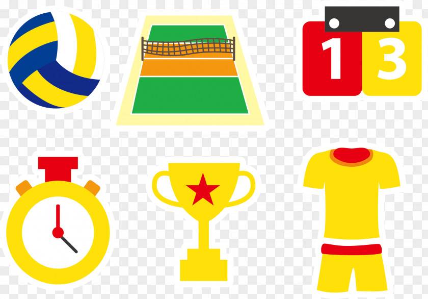 Volleyball Match Icon Euclidean Vector Sport PNG