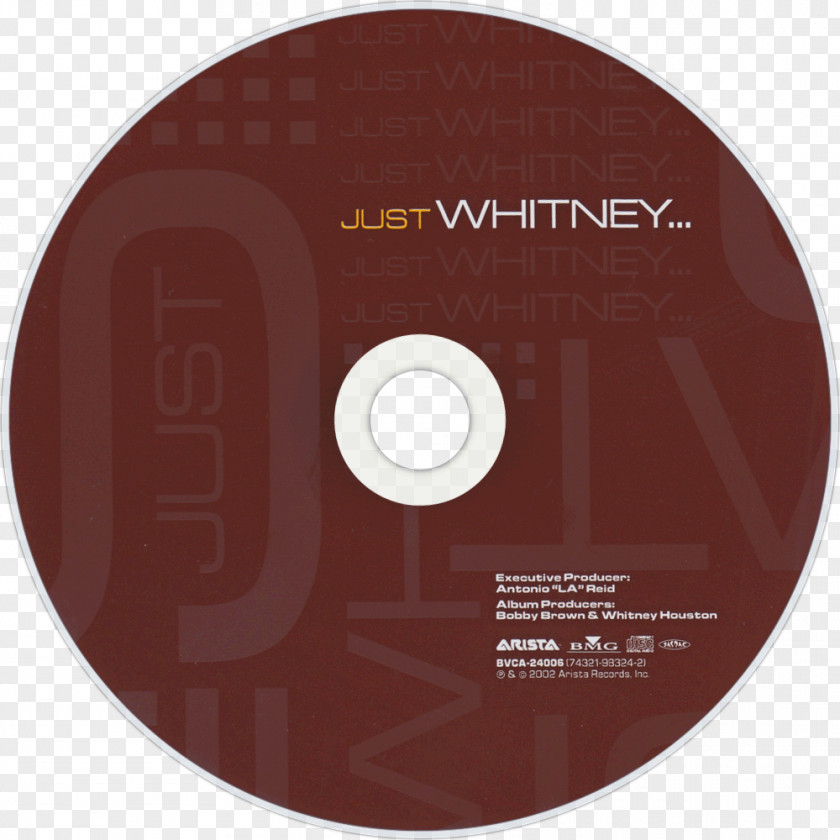 Whitney Houston Compact Disc Brand PNG