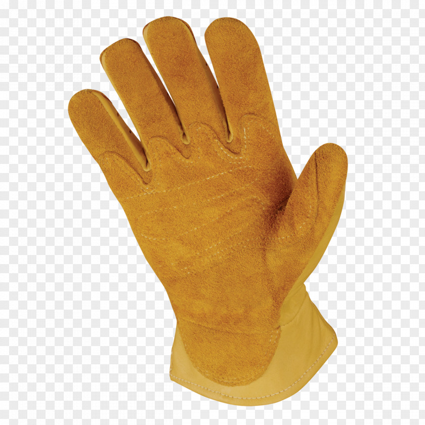 Glove Schutzhandschuh Leather Lining Tan PNG