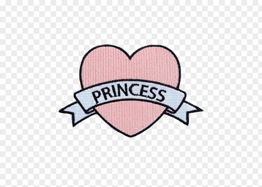 Princess Embroidered Patch Clip Art PNG