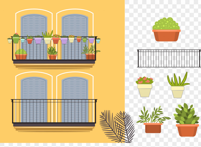 Vector Balcony Euclidean PNG