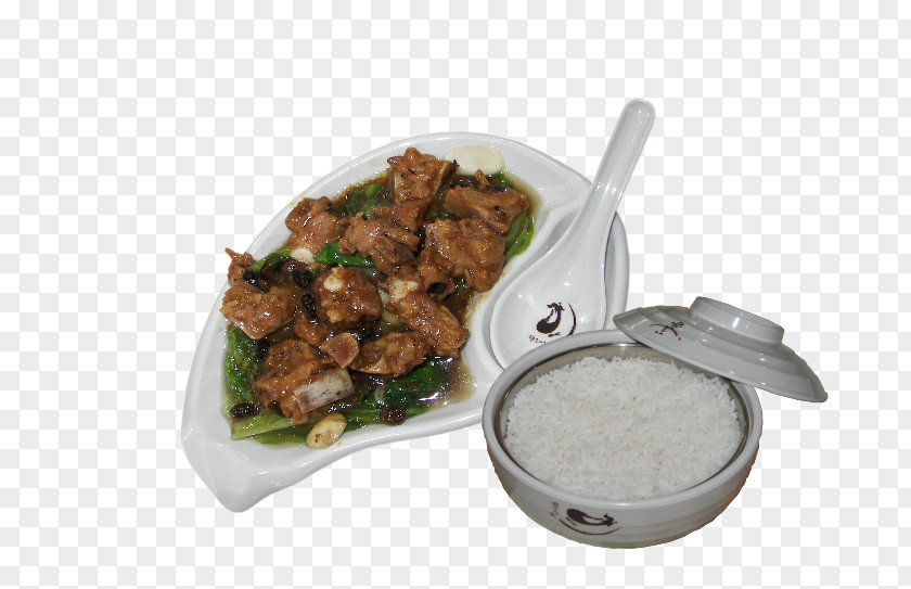Drum Sauce Steamed Spare Ribs Asian Cuisine Steaming PNG