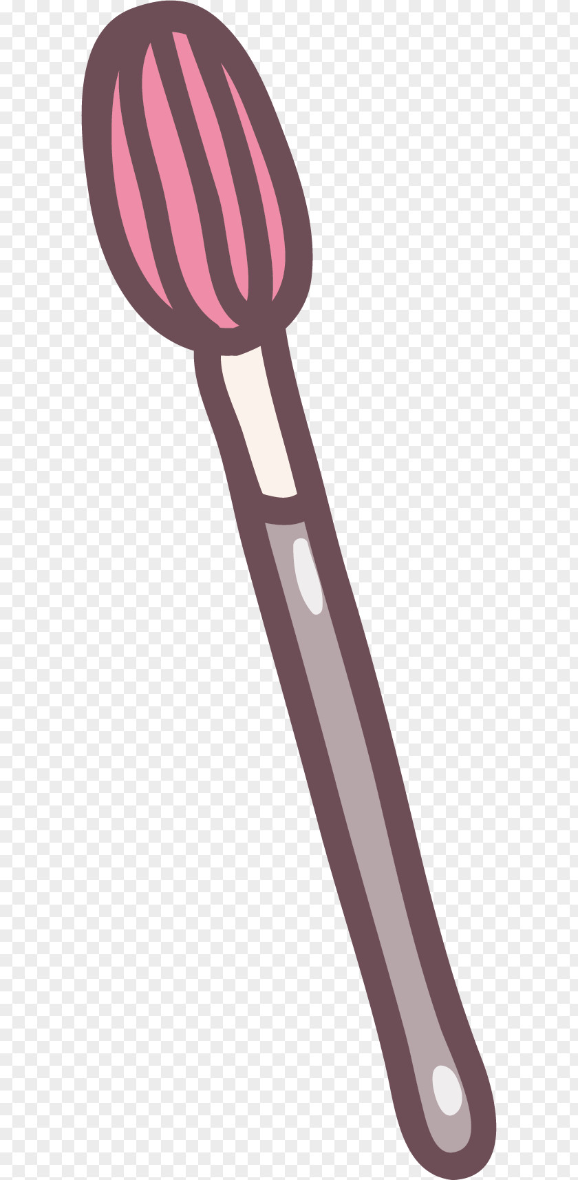 Hand Painted Toilet Brush PNG