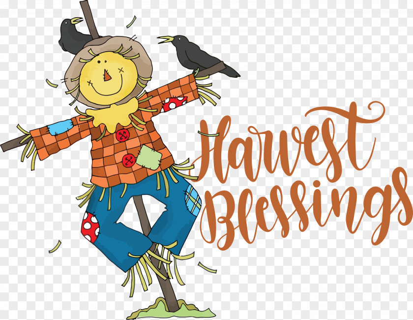 Harvest Blessings Thanksgiving Autumn PNG
