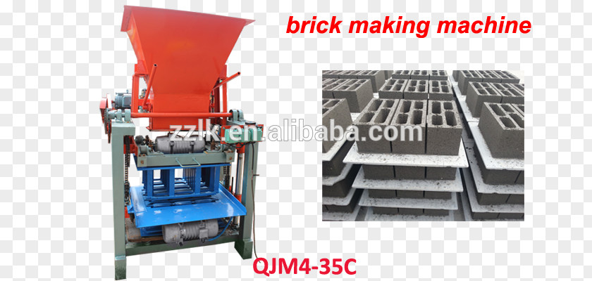Ice Block Machine Brick Concrete Masonry Unit Price PNG
