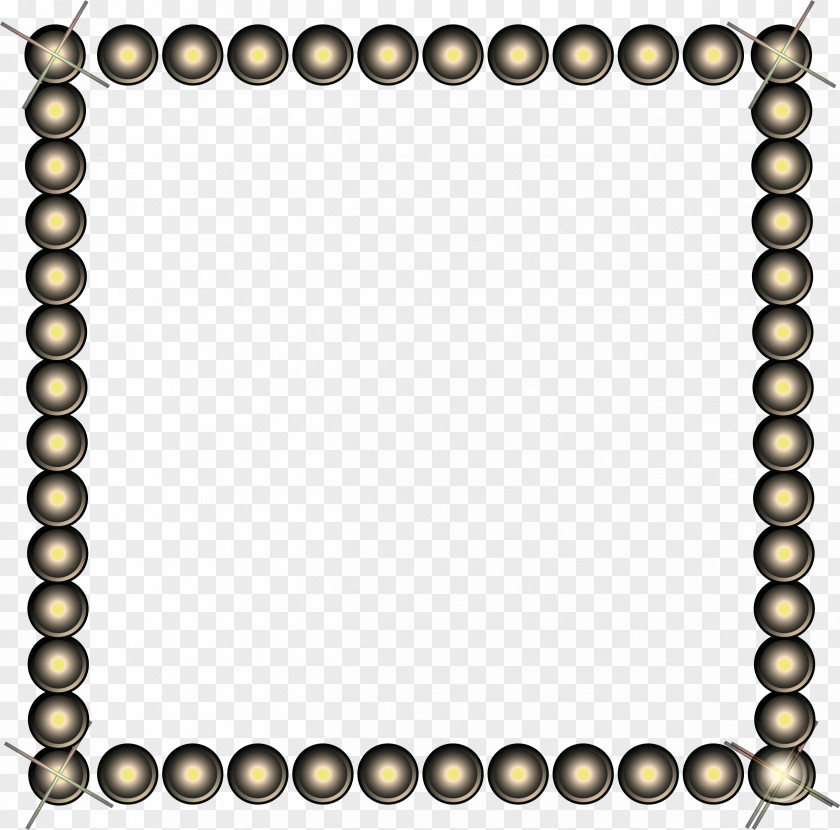 Light Effect Square Border Designer Creativity PNG