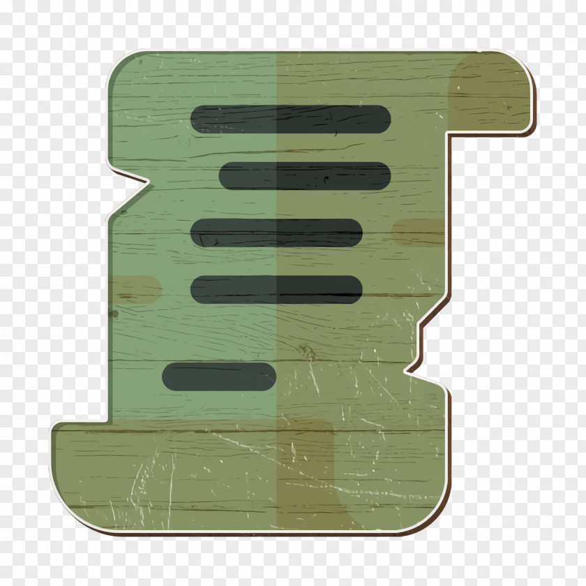 Medieval Icon Scroll PNG