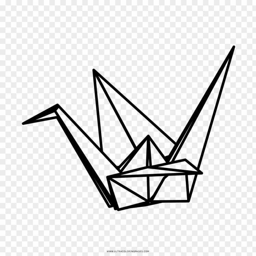 Origami Poster Thousand Cranes Paper Drawing PNG
