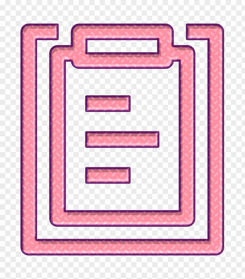 Rectangle Ui Icon App Clipboard Essential PNG