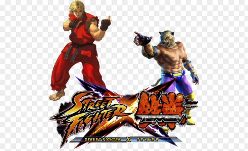 Street Fighter X Tekken Mega Man Ken Masters Jin Kazama PNG