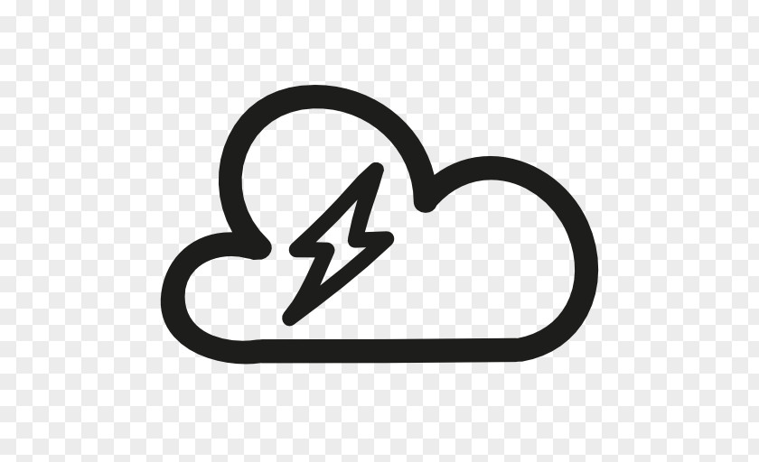 Thunderstorm Icon Weather Cloud Meteorology Shape PNG