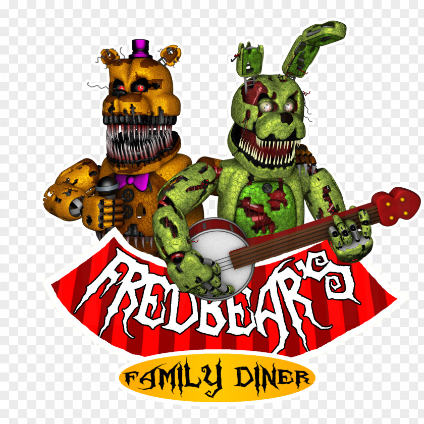 Bear Family Fredbear's Diner Dinner Food Five Nights At Freddy's Restaurant PNG