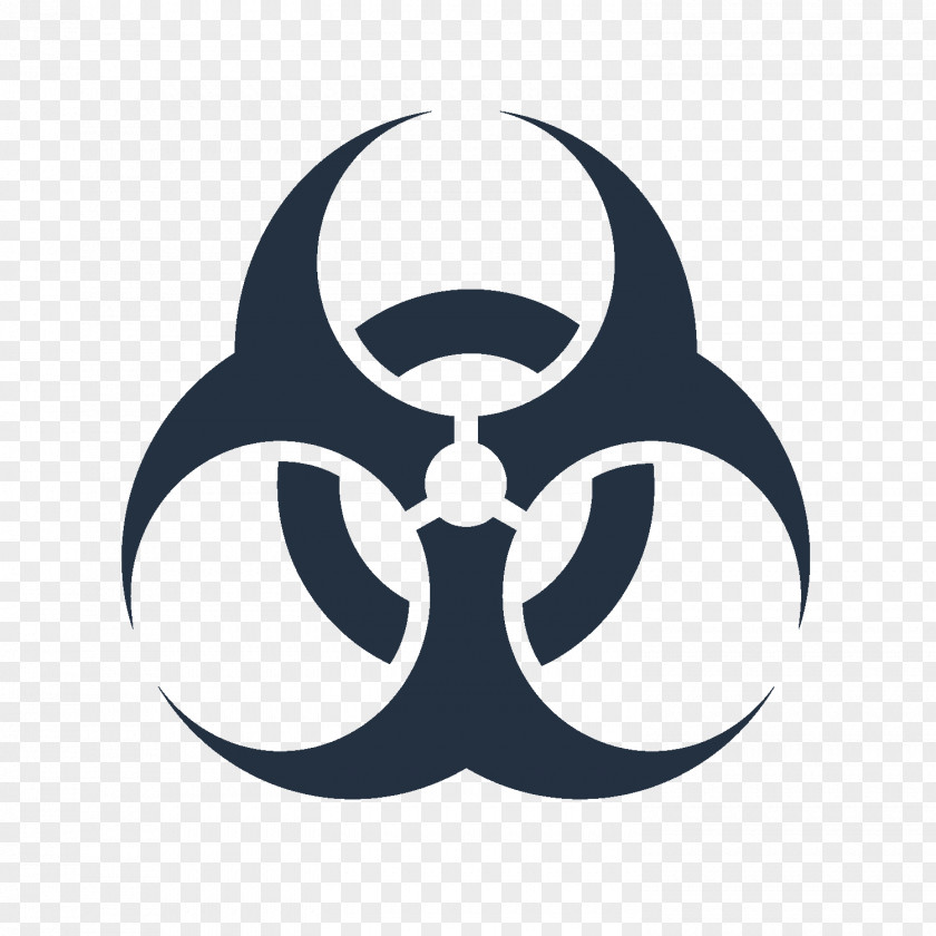 Cool Symbols Clan Biological Hazard Symbol Decal Illustration PNG