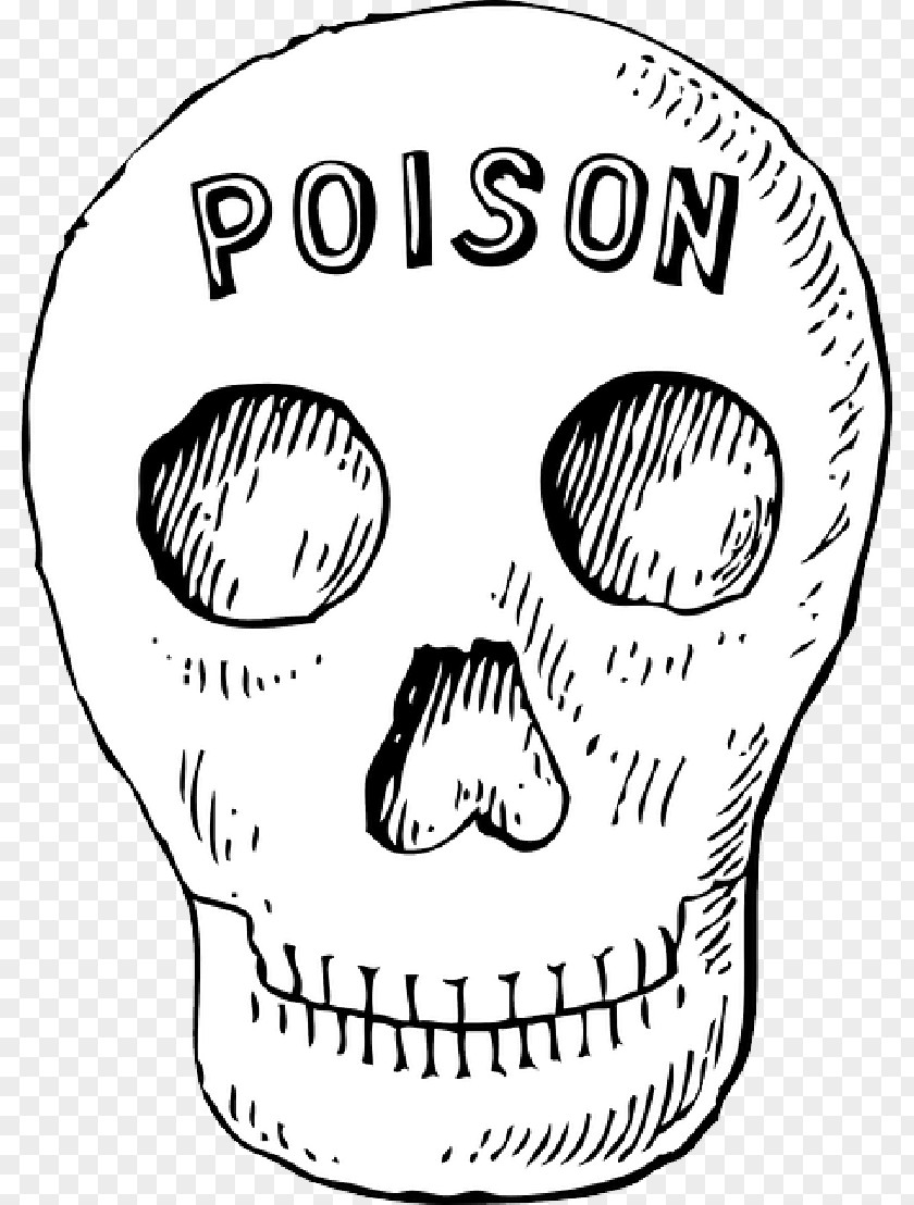 Dead Head Skull Vector Graphics Clip Art Openclipart Poison PNG