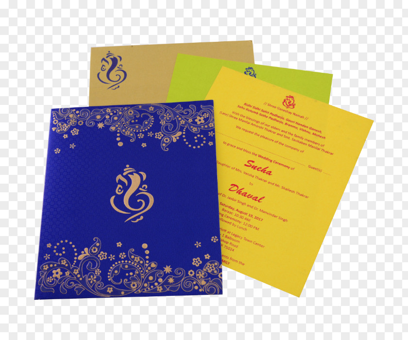 Hindu Wedding Cards Paper Font PNG