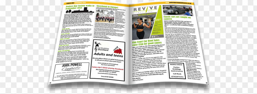 News Bar Brochure PNG