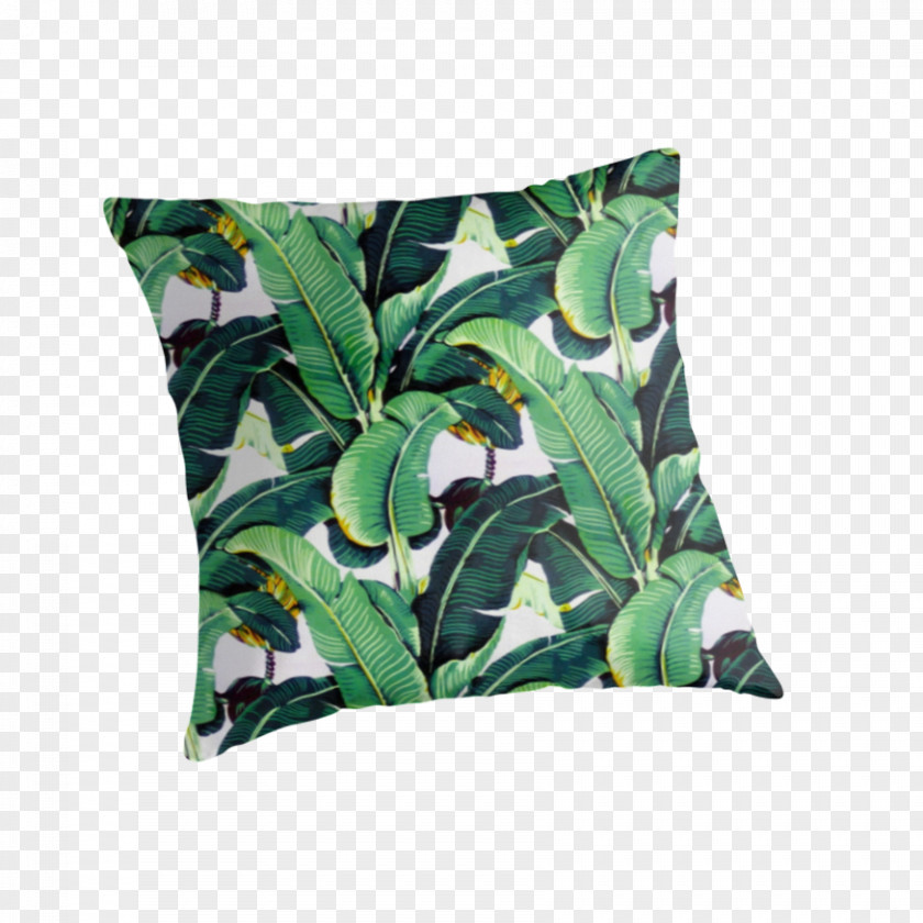 Pillow Throw Pillows Cushion Linen Banana Leaf PNG