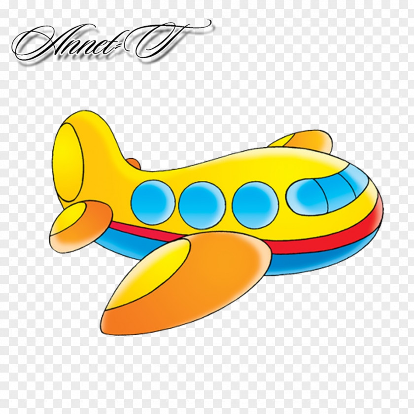 Airplane Air Transportation Clip Art: Nursery School PNG