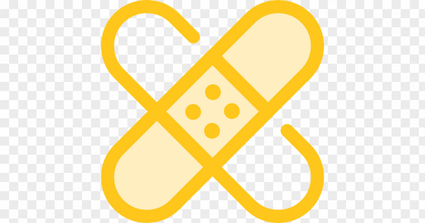 Bandage Symbol Product Design Yellow Line Clip Art PNG