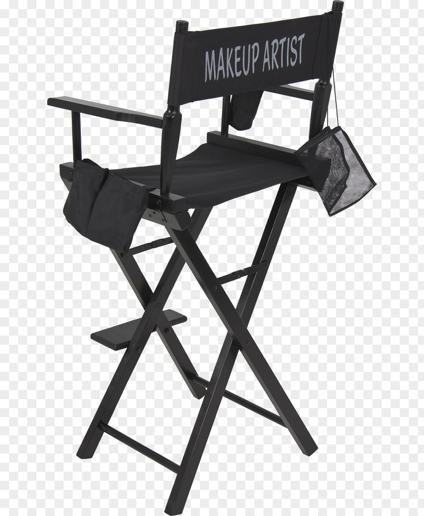 Chair Make-up Artist Director's Cosmetics Folding PNG