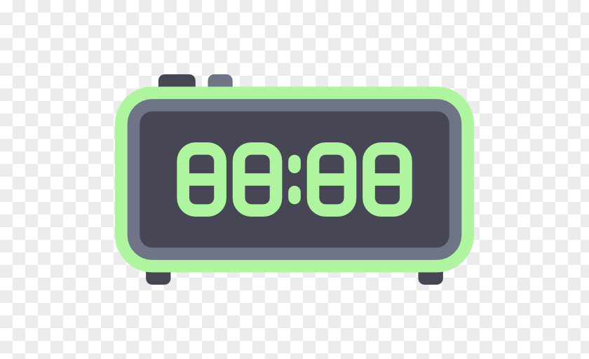 Blue Alarm Clock Icon PNG